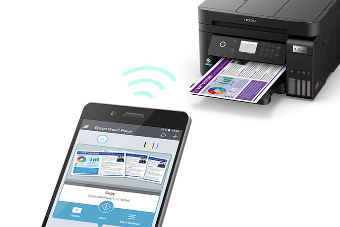Impresora EPSON L6270 Multifunción Color WIFI ADF DUPLEX A4