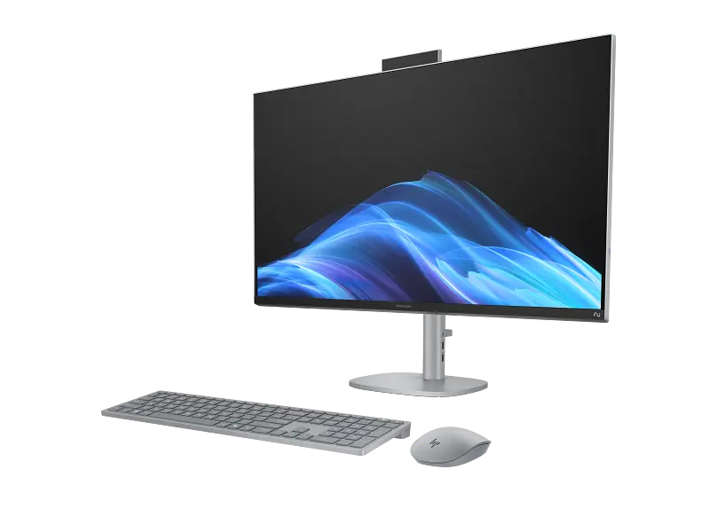 25C1_OmniStudio_X_32_Meteor Silver_NT_IR Cam_HP AI Art Screen_Swiss Brie KBM_Core Set_FrontLe.webp