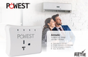 Protector de Voltaje Powest Airmatic 220V 20A (Para Aire Acondicionados)