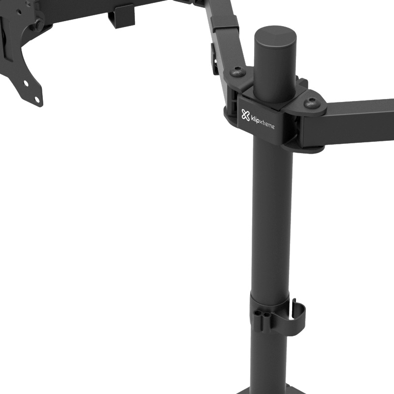 Soporte de monitor KLIP XTREME KPM-310 dual montaje escritorio