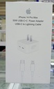 Cargador 50W para Iphone 14 Pro Max  Incluye cable USB-C a Lightning