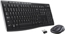 TECLADO-MOUSE COMBO LOGITECH MK270 Negro  WIRELESS USB PLUG AND PLAY
