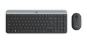 TECLADO-MOUSE COMBO LOGITECH MK470 SLIM  WIRELESS USB PLUG AND PLAY