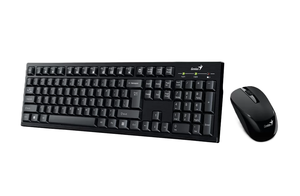 COMBO TECLADO Y MOUSE GENIUS KM-8101 WIRELESS NEGRO