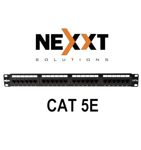 Patch panel NEXXT CAT5E sólido 24P