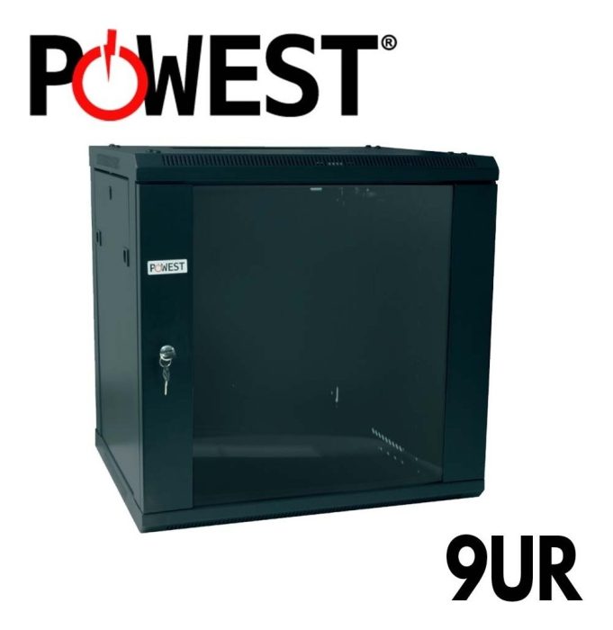 Gabinete Rack POWEST PARED 9ur 
Medidas 60 x 50