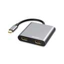 HUB ARGOM 3 puertos USB-C a HDMI/USB 3.0 y USB-C