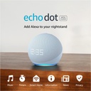Altavoz AMAZON ALEXA Echodot 5taGen Reloj 
