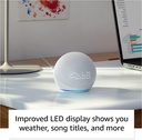 Altavoz AMAZON ALEXA Echodot 5taGen Reloj 