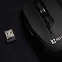 Mouse KLIP XTREME Vortex KMW-355BK Inalámbrico Ergonómico