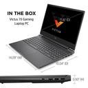 Laptop HP Victus 15 fa I7-12650H 16GB 512GB SSD VID RTX-4050 6GB 15.6" FHD 144HZ