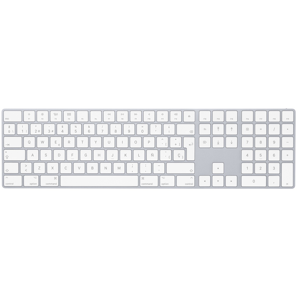 Teclado Apple Magic Keyboard con teclado numérico español. 