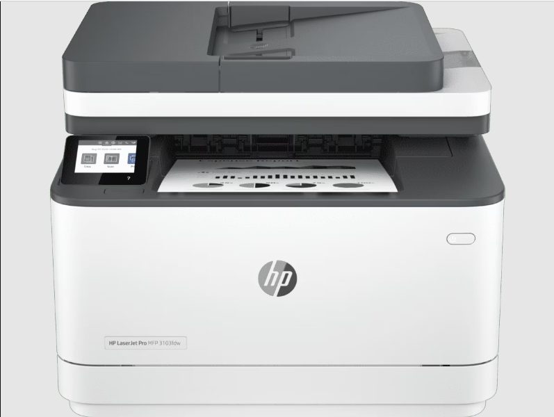Impresora HP Monocromática LaserJet Pro 3103FDW Multifunción, Dúplex, Wifi