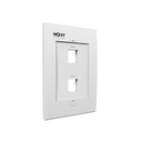 Faceplate Nexxt doble