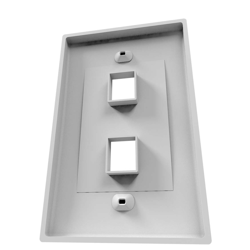 Faceplate Nexxt doble