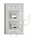 Faceplate Connection doble angular