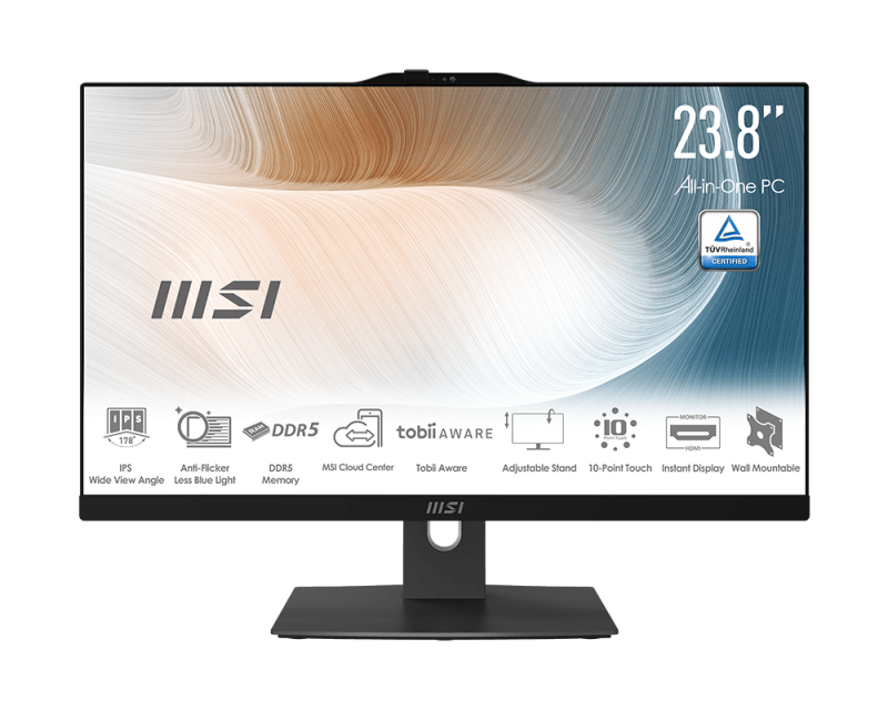 Computador AIO MSI Intel Core I7-150U 16GB 1TB-SSD + 1TB 23.8" Táctil FHD