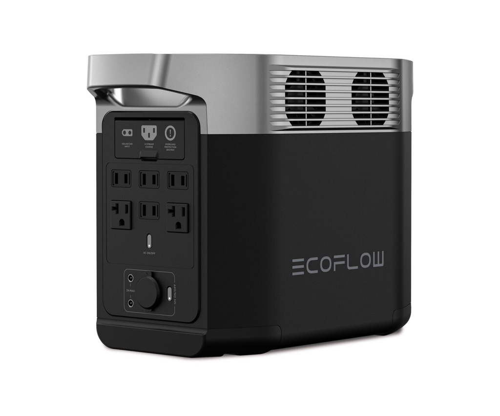 Estación de energía portátil ECOFLOW Delta 2 Max 2400W 6144Wh, pico 4800W