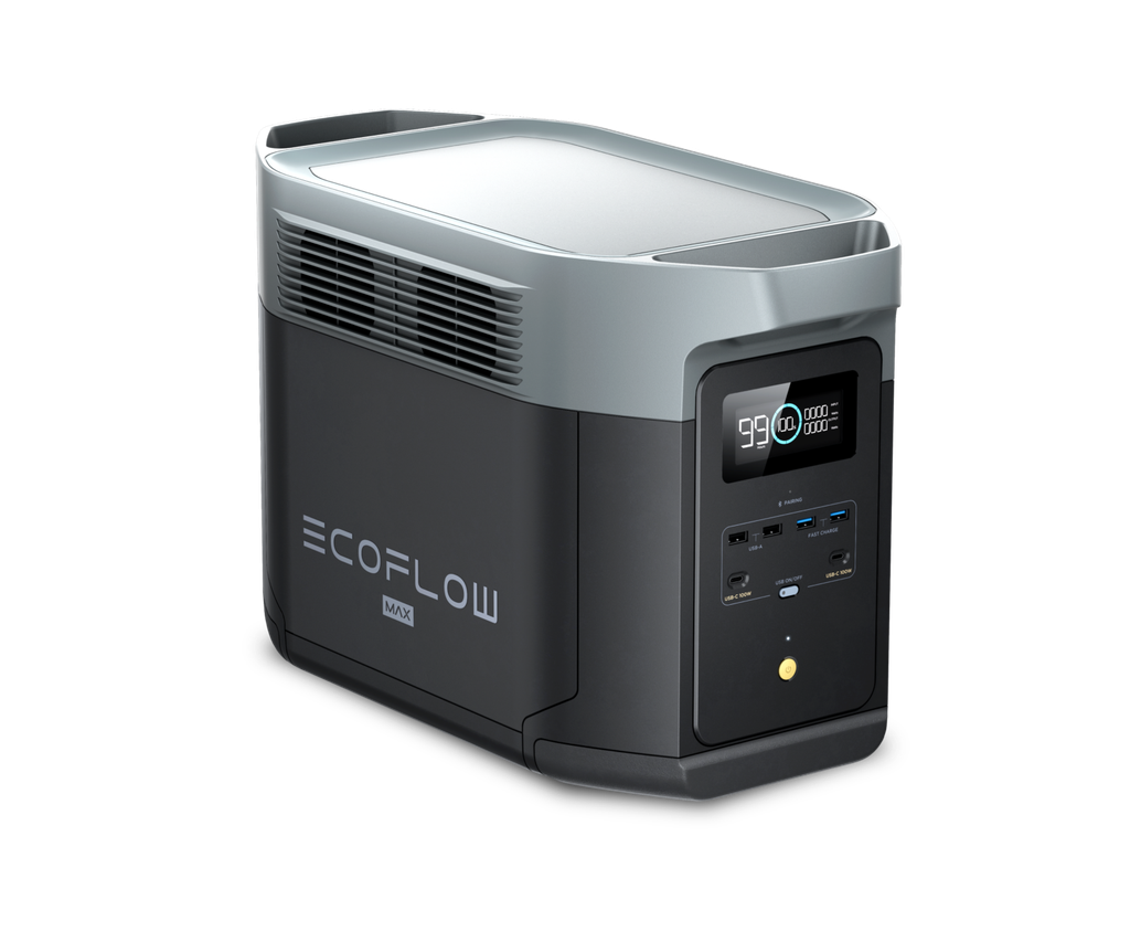 Estación de energía portátil ECOFLOW Delta 2 Max 2400W 6144Wh, pico 4800W
