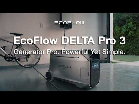 Estación de energía portátil ECOFLOW Delta Pro 3 8000W 