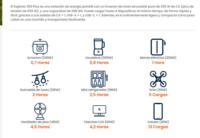 Estación de energía portátil Jackery Explorer 300 Plus