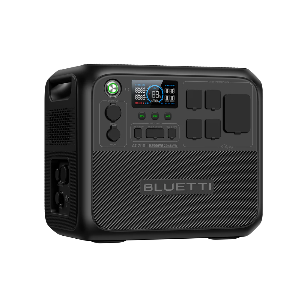 Batería portátil BLUETTI 2400w 2048Wh, Potencia de elevación 3600W.