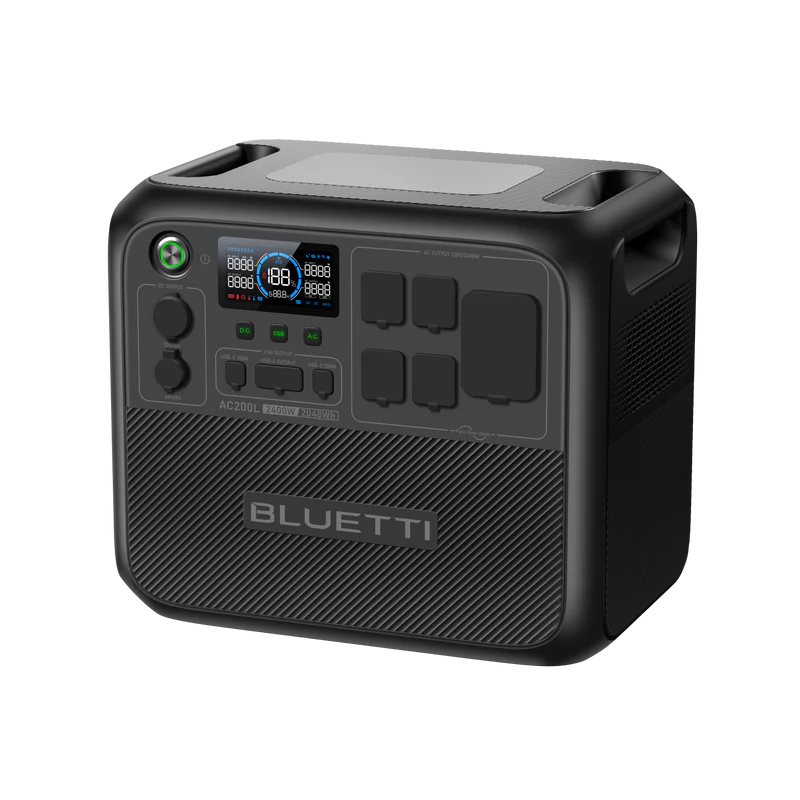 Batería portátil BLUETTI 2400w 2048Wh, Potencia de elevación 3600W.