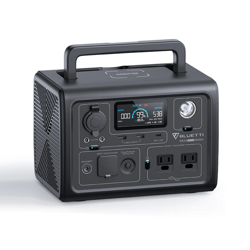 Batería portátil BLUETTI 600w 268Wh