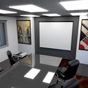 Pantalla de proyección Klip Xtreme KPS-303 / instalable Techo/Pared 100" (254cm)