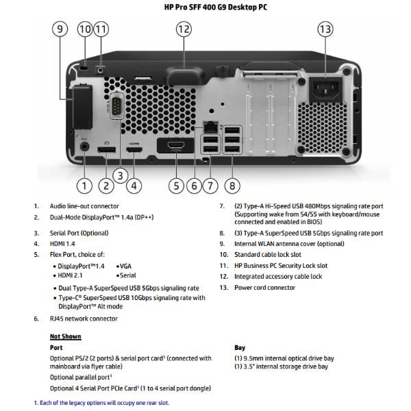 Computador HP ProDesk 400 G9 I5-12500 8GB 512GB SFF