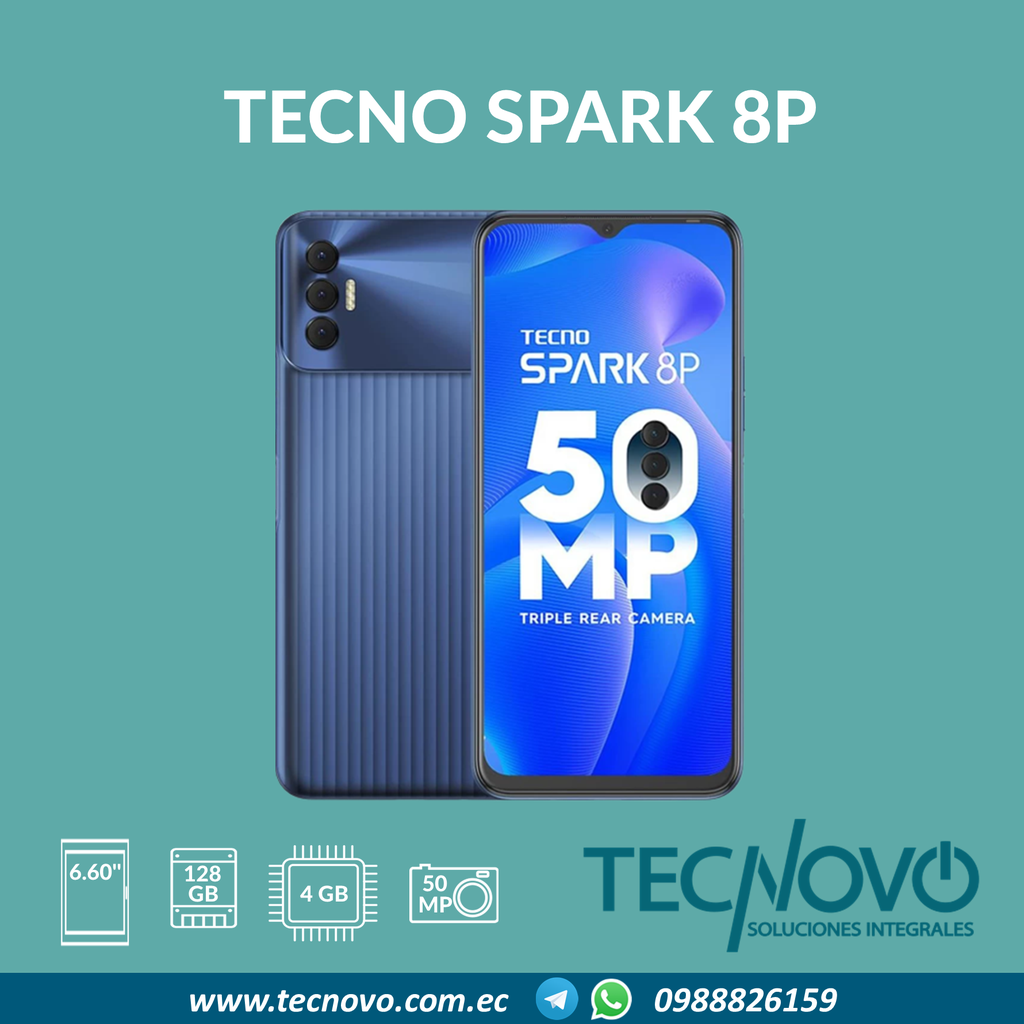 Celular TECNO Spark 8P 4GB/128GB