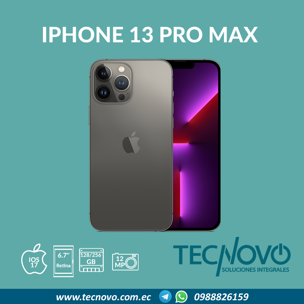 Celular Apple Iphone 13 Pro Max 128GB (OPEN BOX)
