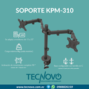 Soporte de monitor KLIP XTREME KPM-310 dual montaje escritorio