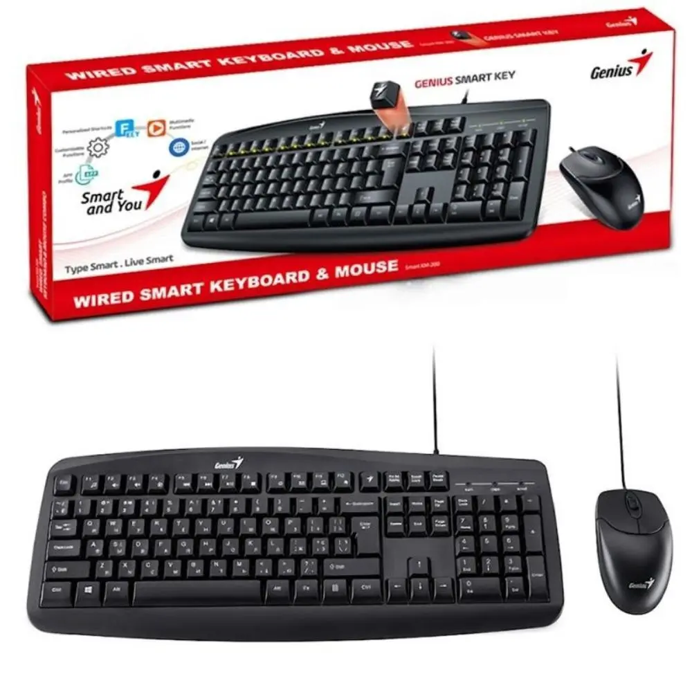 Teclado + Mouse COMBO GENIUS KM-200 USB 