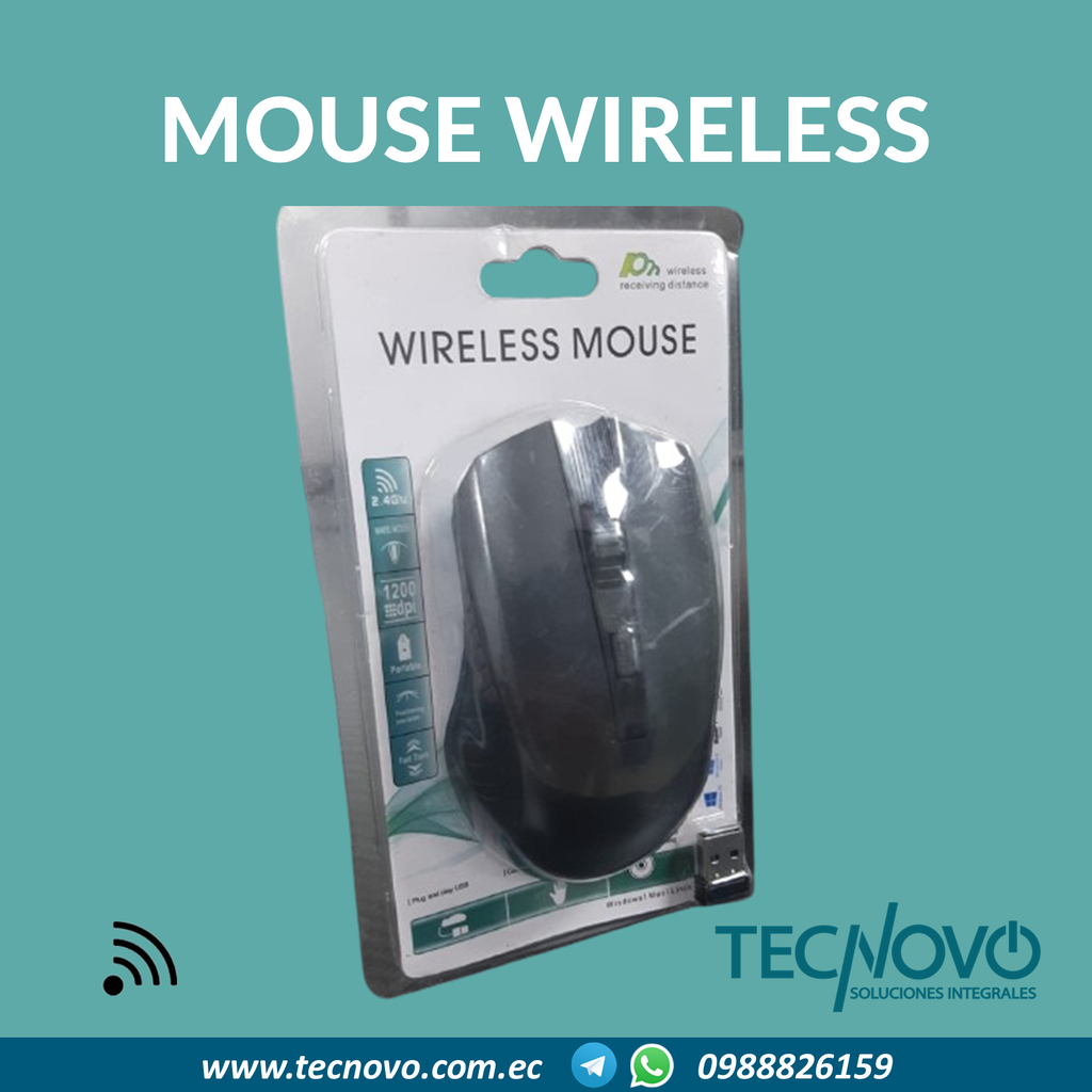 Mouse Wireless 2.4Ghz
