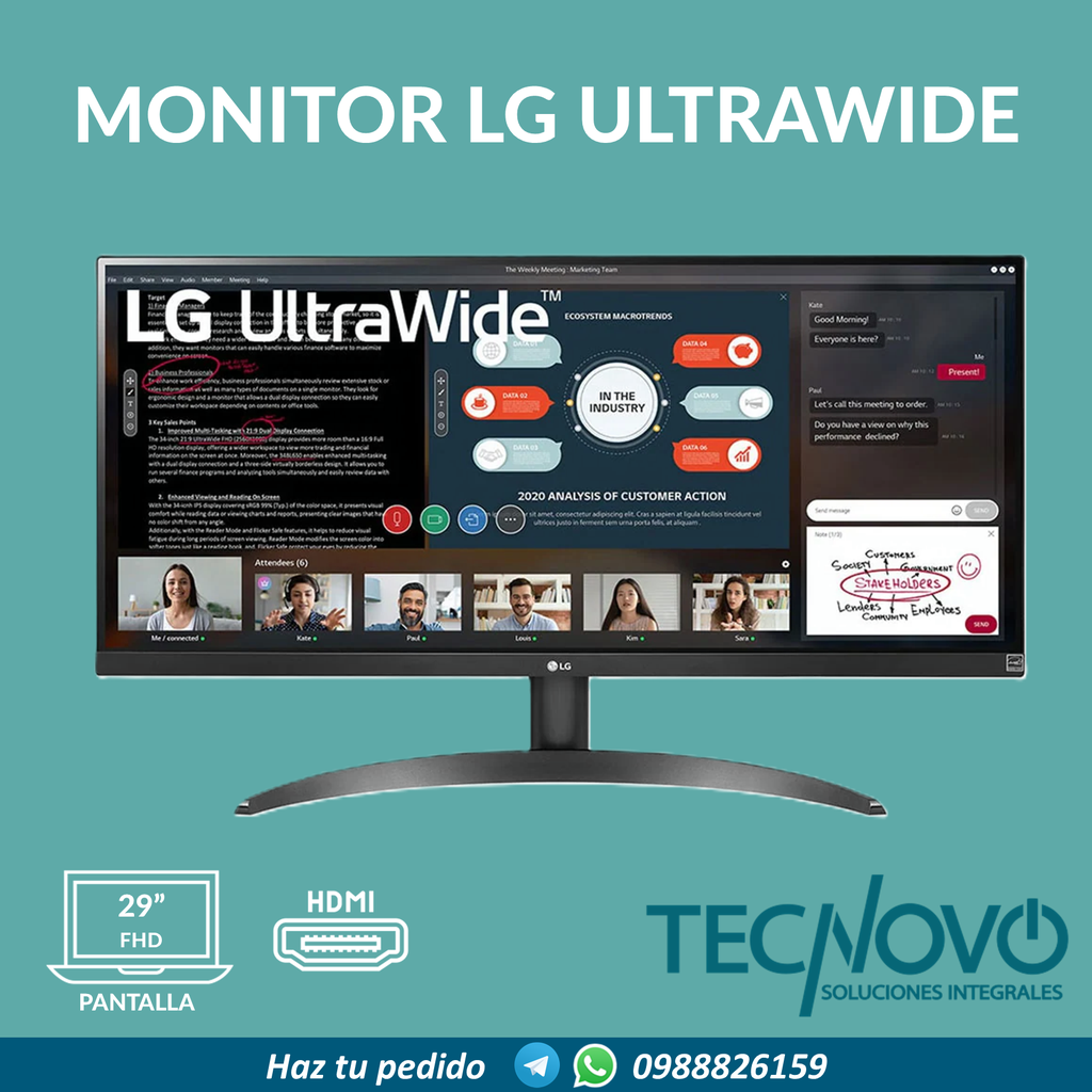 Monitor LG ULTRAWIDE 29" Full HD IPS