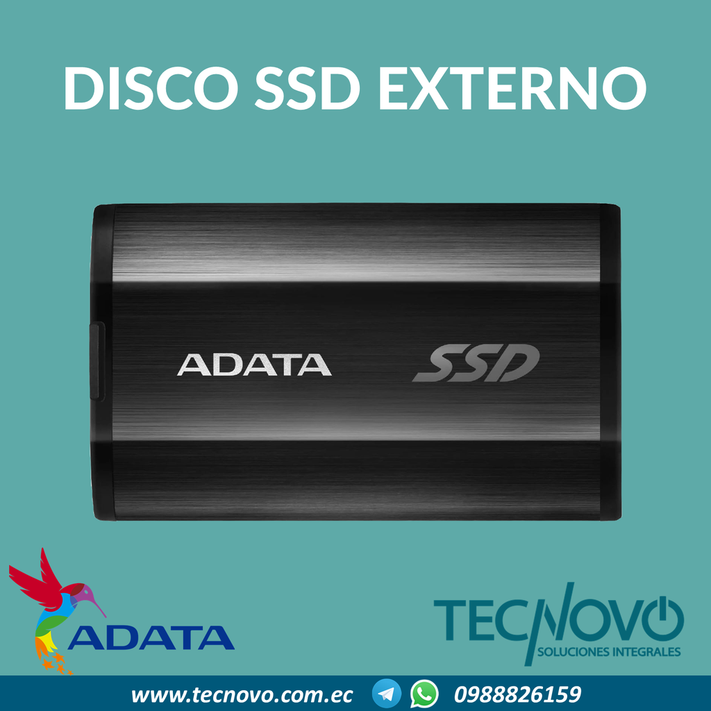 Disco ADATA SE800 SSD Externo 1TB USB 