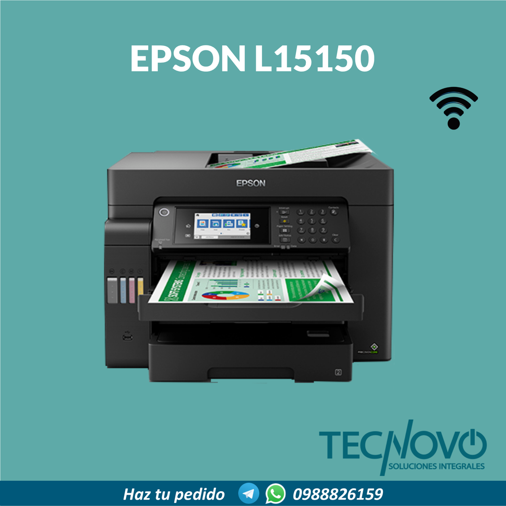 Impresora EPSON L15150 Multifunción A3 LCD ADF Dúplex Red