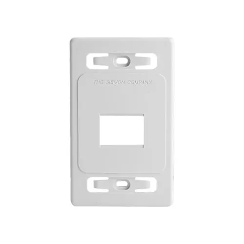 Faceplate SIEMON doble