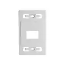 Faceplate SIEMON doble