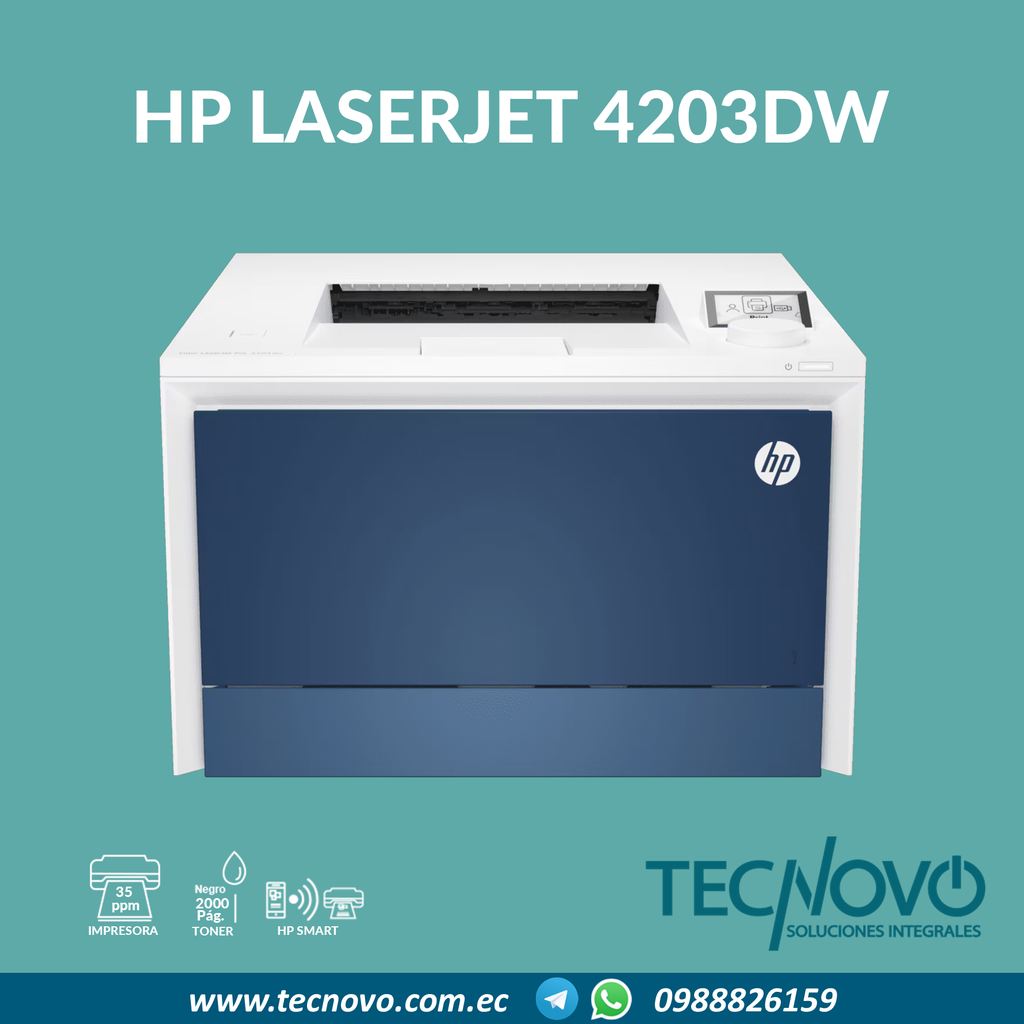 Impresora HP Color LaserJet Pro MFP 4203dw 