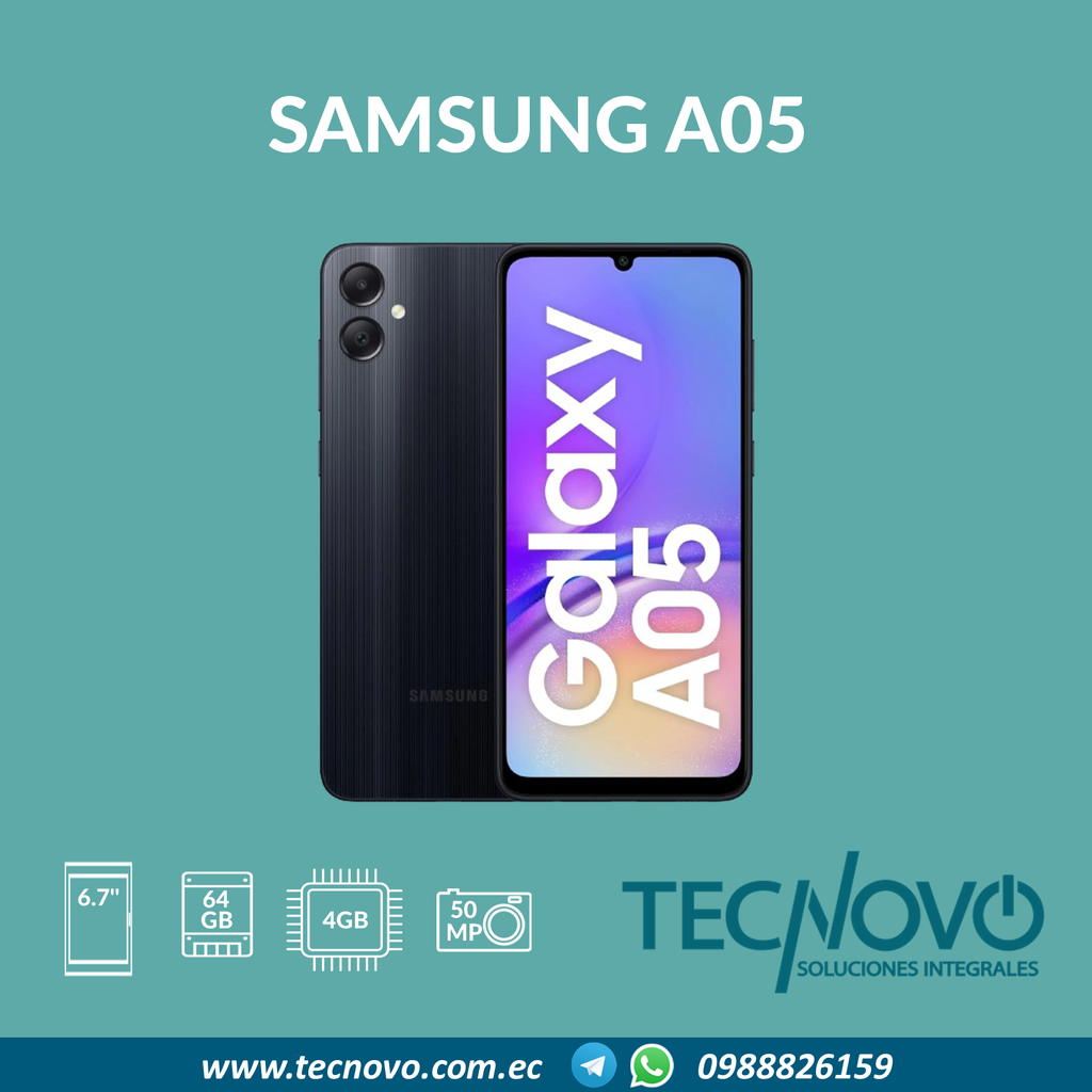 Celular Samsung A05 4GB/64GB