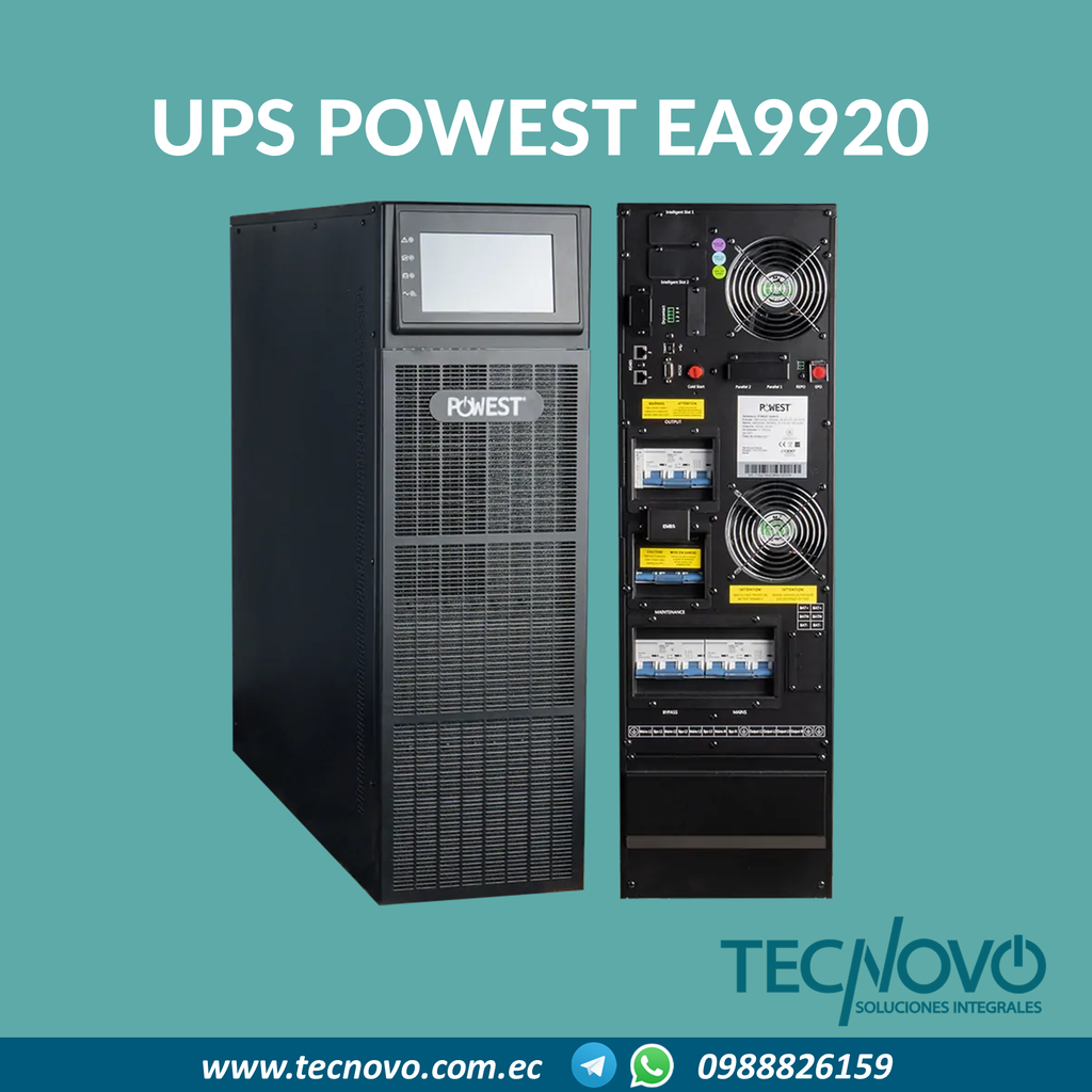UPS POWEST EA9920 20KVA TRIFASICA