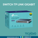 Switch TP-LINK TL-SG108 8 puertos Gigabit