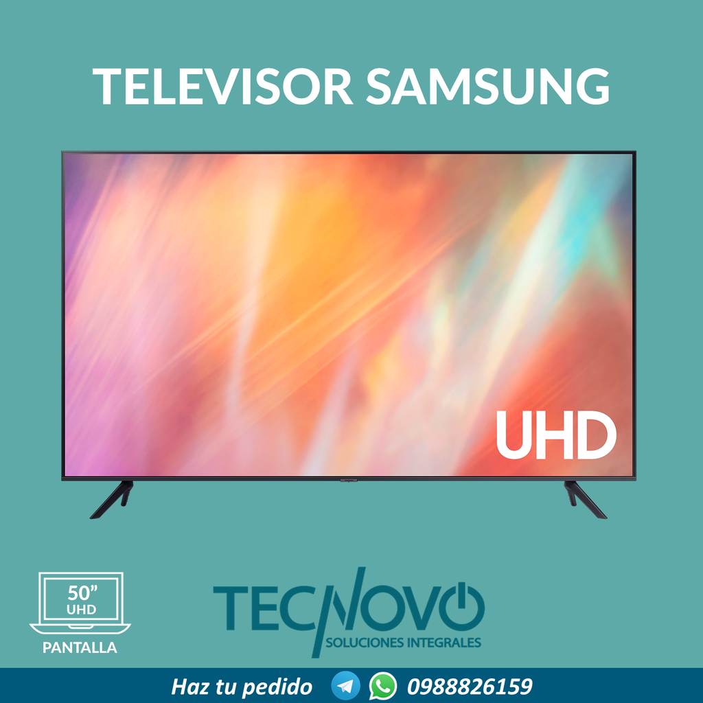 Televisor Samsung UHD 4K AU7000 Smart TV 50"