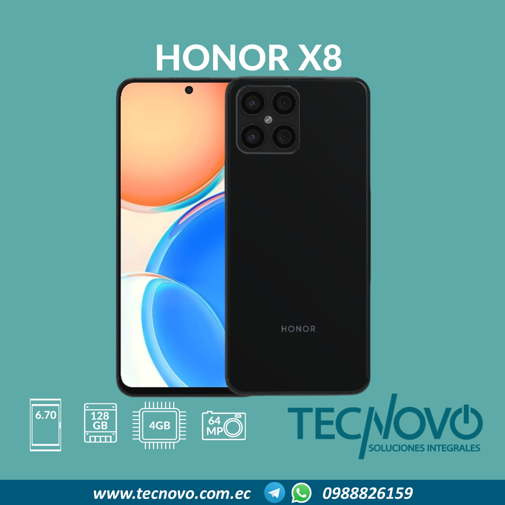 Celular HONOR X8 4GB/128GB