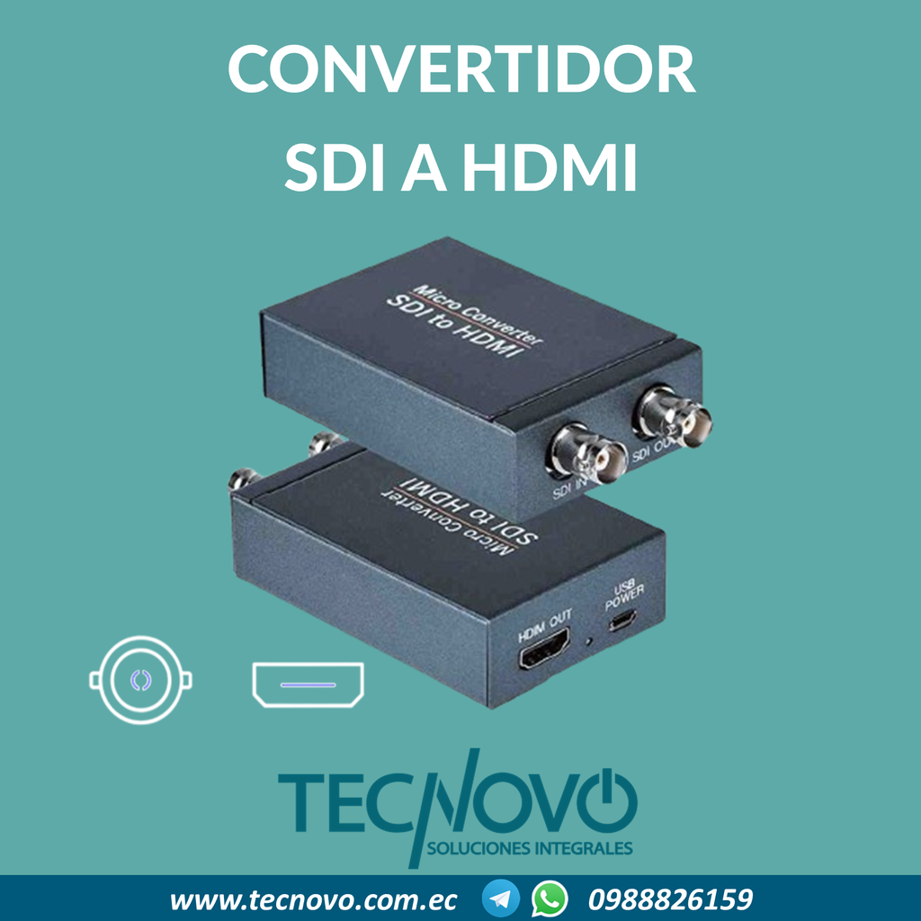 Convertidor Video 3G SDI a HDMI