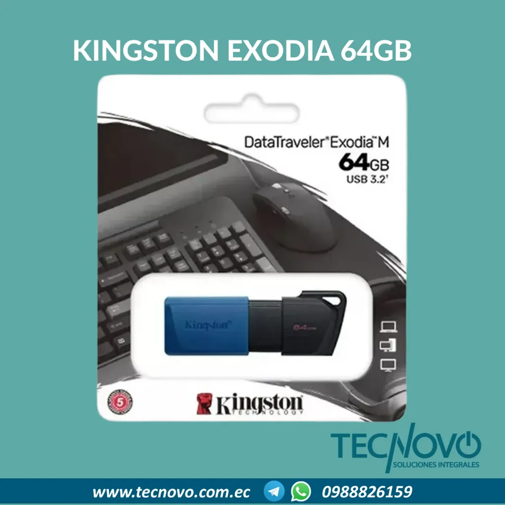 Pendrive Kingston DataTraveler Exodia 64 GB - USB 3.2 Gen 1