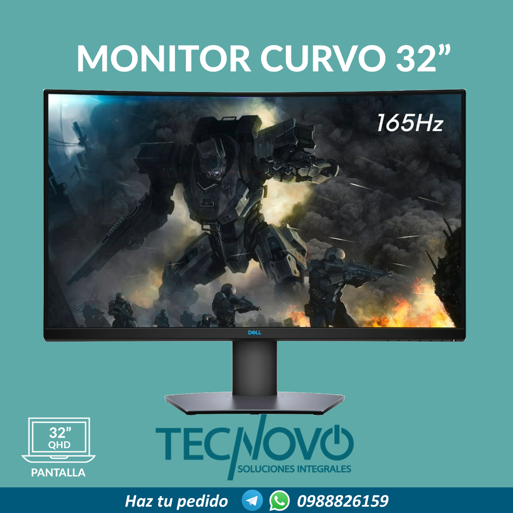 Monitor DELL S32 Curvo FHD 32" 