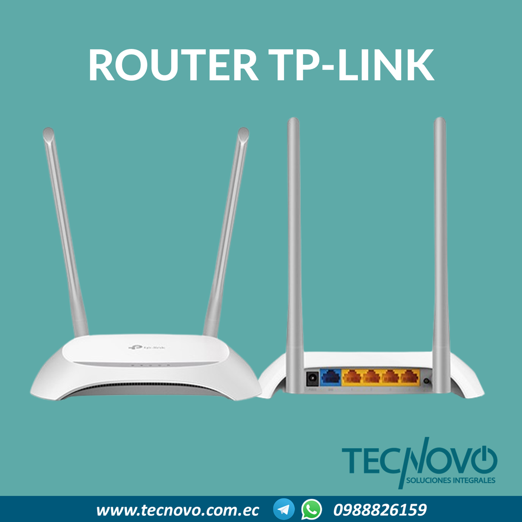 Router Inalámbrico TP-Link TL-WR840N N 300Mbps